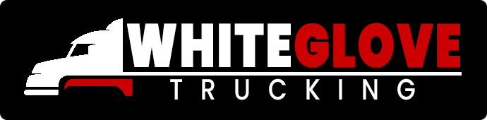 White glove trucking logo